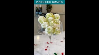 A party-favorite for New Year's Eve: prosecco-soaked grapes! 🍇🍾​