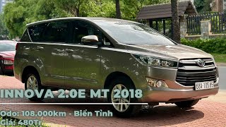 Innova 2.0E MT 2018 | Xe Gia Đình Một Chủ Sử Dụng | Giá Chỉ 4xxTr