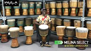 Melina Select Djembe 12 1/2'' - Demo by M'bemba Bangoura - Wula Drum