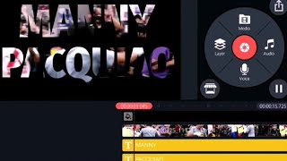 Transparent font KINE MASTER TOTURIAL VIDEO EDITING  //  MANNY PACQUIAO FONT TRANSPARENT