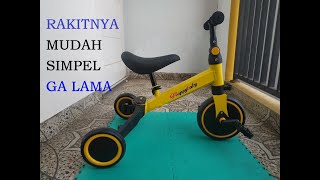 BEGINI CARA RAKIT HAPPY BABY BALANCING BIKE 3 IN 1 | Part 02