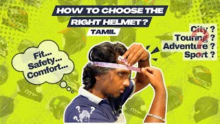 How to choose the right helmet for you? | Tamil | PowerSports International