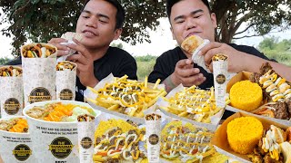 SHAWARMA SHACK NEW SUPER MEAL MENU MUKBANG (HD)