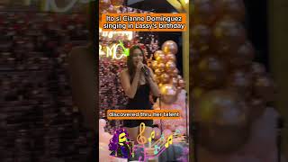 Cianne Dominguez Ito singing in Lassy's birthday party #shorts #ciannedominguez #viralvideo