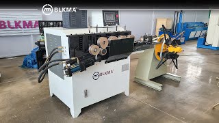 BLKMA Spiral round tube duct hoop machine / HVAC duct Fitting Machine / Ring Forming Machine