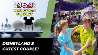 Disneyland’s Cutest Couple - Peter Pan and Wendy Dance #shorts #wdwreflectionspodcast #disneyland