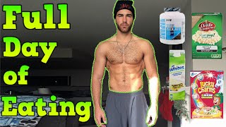 A Full Day of Eating | Eating 3,600 Calories a Day | IIFYM