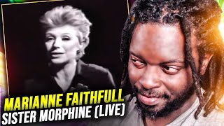 Mick Jagger Helped her? Marianne Faithfull - Sister Morphine (Live) | REACTION