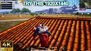 Try This Resolution 1920x1440 | HDR+90 Fps PUBG Mobile Aggressive Gameplay | Gameloop | PartnerxJod