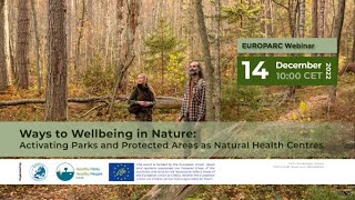 EUROPARC Webinar - Ways to Wellbeing in Nature