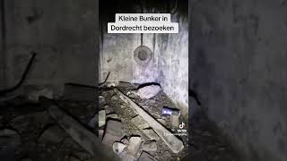 een kleine bunker uit de Tweede Wereldoorlog in Dordrecht #1 🔍🌍"#bunker #lostplace