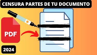 CÓMO CENSURAR DOCUMENTO PDF