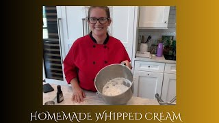 Homemade Whipped Cream