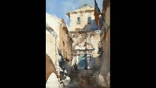 CHIEN CHUNG WEI  Watercolor painting  542