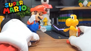 Mario plays with Super Mario Bros movie toys #supermario #nintendo