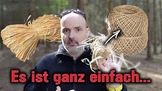 Schnur aus Naturmaterialien / Survival, Wildnis & Bushcraft Trainer Tricks