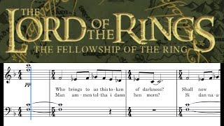 The Lord of the Rings | Prologue: One Ring to Rule Them All | EASY Piano | Sheet Play Along