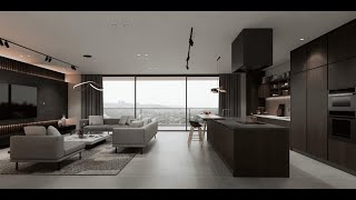 How to Create Beautiful Kitchen & Dining Interiors in SketchUp | Enscape Rendering Tips || RK STUDIO