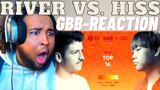 RIVER' 🇫🇷 vs Hiss 🇰🇷 | GRAND BEATBOX BATTLE 2021: WORLD LEAGUE | Round Of Sixteen [REACTION]