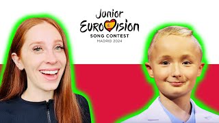 LET'S REACT TO POLAND'S SONG FOR JUNIOR EUROVISION 2024 - DOMINIK ARIM "ALL TOGETHER"