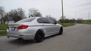 F10 BMW 550I BURNOUT