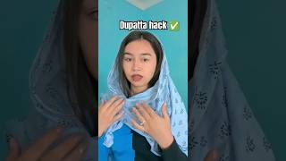 Dupatta hack you should try ✅✅👍#dupatta #dupattahacks