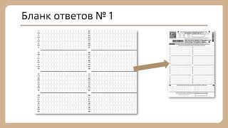 Инструктаж по заполнению бланков ЕГЭ