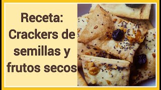 Un complemento nutritivo para cualquier plato 🍽️ Crackers de semillas Receta 👩🏻‍🍳