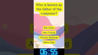 Who is known as the father of the computer? #trivia #smarttrivia #maths #ailearning #riddles