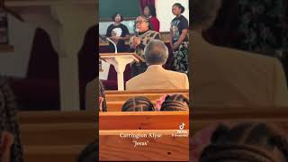 Carrington Alyse sings Jesus by Shekinah Glory