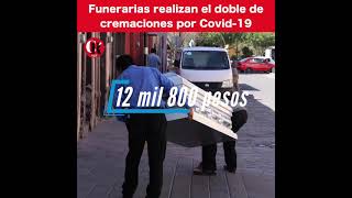 Funerarias realizan el doble de cremaciones por Covid-19