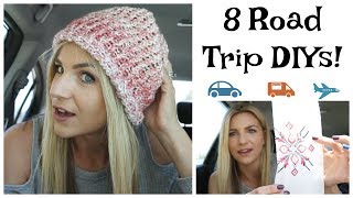 8 Craft DIY Ideas for Road Trips!