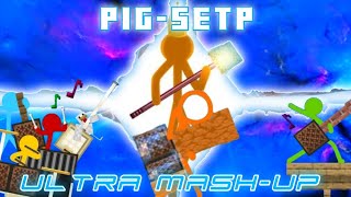 PIG-STEP Ultra Mash-up vedio/ Animation vs Minecraft #alanbecker