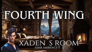 Xaden Riorson´s Room 🐉 I Fourth Wing, Basgiath I 2h Ambience ASMR.