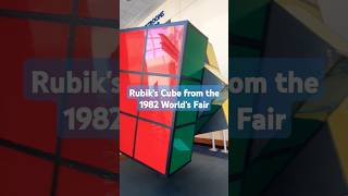 Rubik's Cube from the 1982 World's Fair #huge #big #amazing #rubikscube #Knoxville ##worldslargest