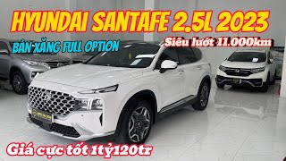 Hyundai Santafe 2.5 2 cầu Premium 2023 siêu lướt 11.000km | Thu mua xe ô tô cũ toàn quốc