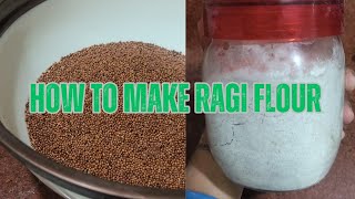 How to make ragi flour/Indian youtuber vandana