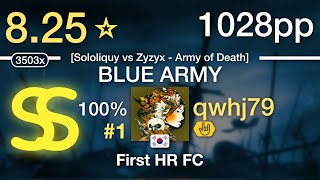 8.25⭐qwhj79 | DJ SHARPNEL - BLUE ARMY [Sololiquy vs Zyzyx - Army of Death] +HR #1 1028pp SS