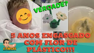 Menino fica 5 anos com uma flor de plástico engasgada em sua garganta! Será verdade?