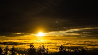 Spencer Butte - December 28, 2016 - Sunset Above Fog