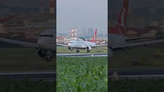 #turkish #b737 #landing #belgradeairport #sunset #aviation