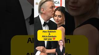 Alec Baldwin and Alicia Baldwin age gap #movie #celebrity #shorts #celebrities #celebrityscoop