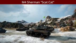 M4 Sherman "Scat Cat" In Action