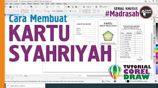 Cara Setting Kartu Syahriyah di Corel Draw