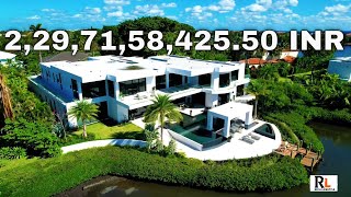 2,29,71,58,425.50 INR | THIS BEAUTIFUL FLORIDA MEGA MANSION | LUXURY HOUSES