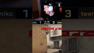 Niko gets peaked by XANTARES 💀 #cs2 #csgo #counterstrike2 #esportsteam #gaming