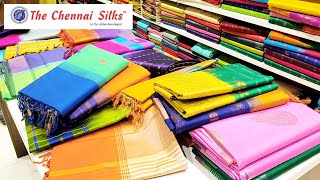 Chennai Silks Diwali 🎇🪔 Collection Khadi cotton pure silk cotton saree Fancy silk cotton saree