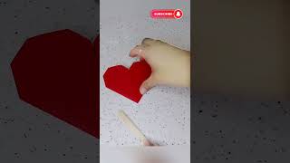 Origami Heart❤️ | Paper Hearts ❤️ | @MuntahaImaginativeCraft..#ytshorts #origami #papercraft #viral