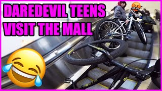 Daredevil Teens Visit the Staten Island Mall