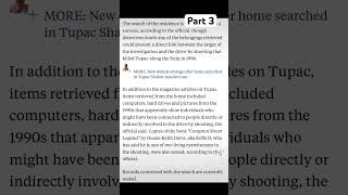 Vegas home raided in connection with Uncle of rumored Tupac killer pt3 #ytshorts #tupac #tupacshakur